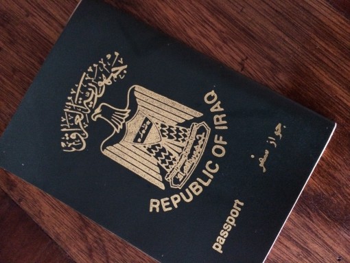 Mi pasaporte iraquí. Foto: Nómada