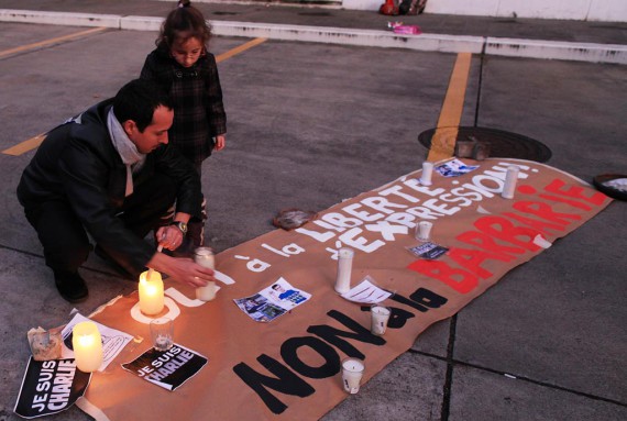En Guatemala también hubo una velada de solidaridad.